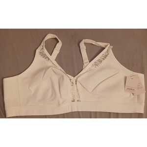 NEW Auden Full‎ Figure Unlined Wirefree Bra, Size 44C